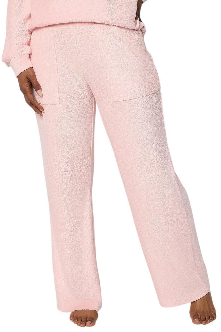Modern Soul Women's Comfort Soul Knit Fleece Lounge Pant Blush Pink - Regular